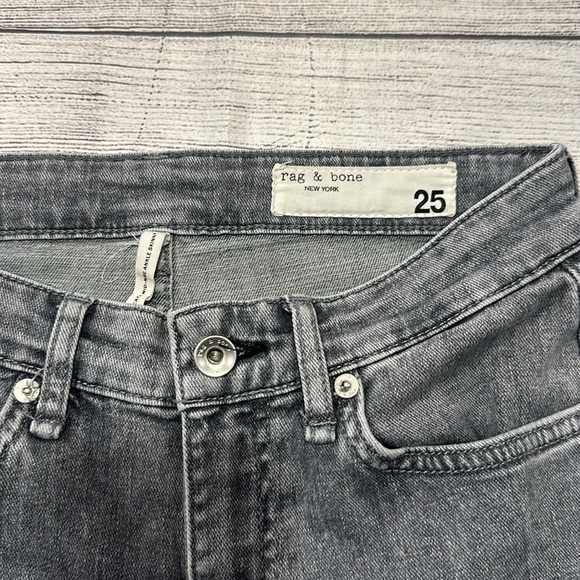 Rag & Bone Cate Mid-Rise Ankle Skinny jeans size 25 - Picture 11 of 15